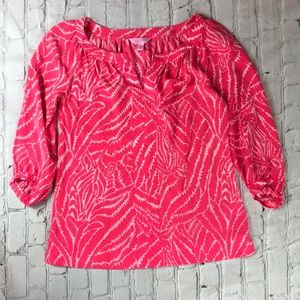 Lily Pulitzer 100% Silk Women’s Top 🎀🎀🏝🏝☀️☀️